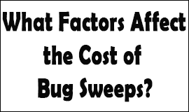 Bug Sweeping Cost Factors in Hyde